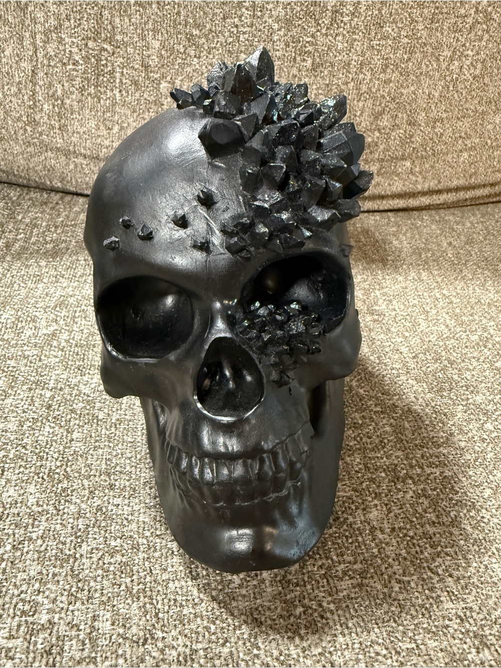 T.J.Maxx Black Crystal-Embellished Skull Accent